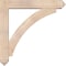 Ekena Millwork Thorton Arts and Crafts Smooth Bracket w/ Offset Brace, Douglas Fir, 7 1/2"W x 44"D x 44"H BKT0806X44X44THR03SDF - alternate 2